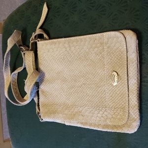 Italian leather crossbody bag